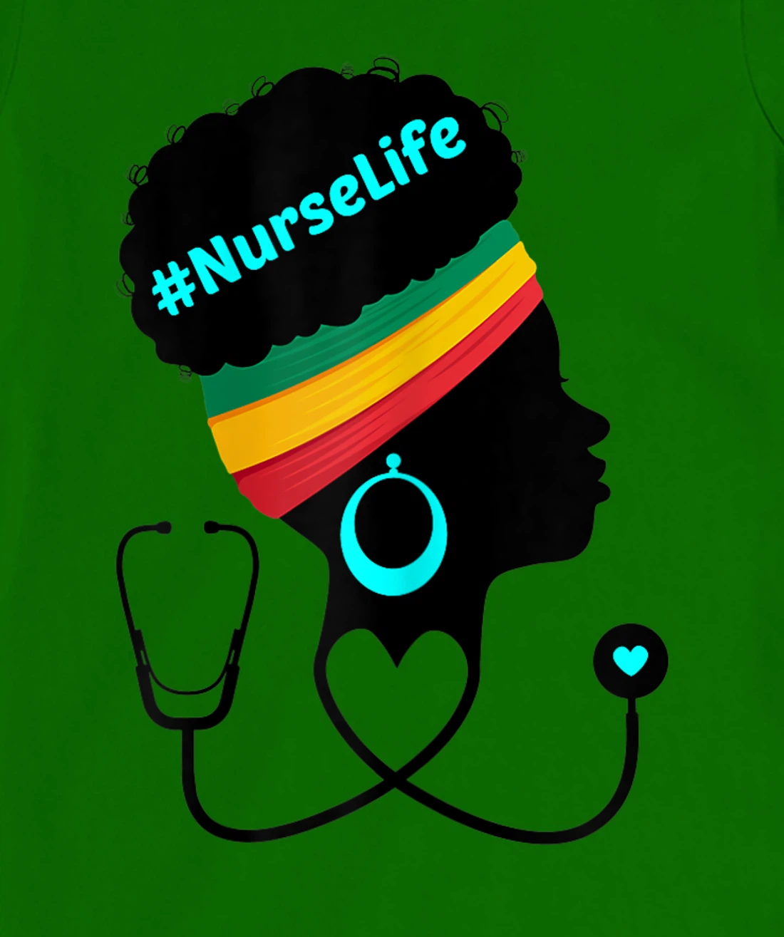 Womens Nurse Life RN LPN CNA Healthcare Stethoscope Heart Nursing T-Shirt, Women T-Shirt