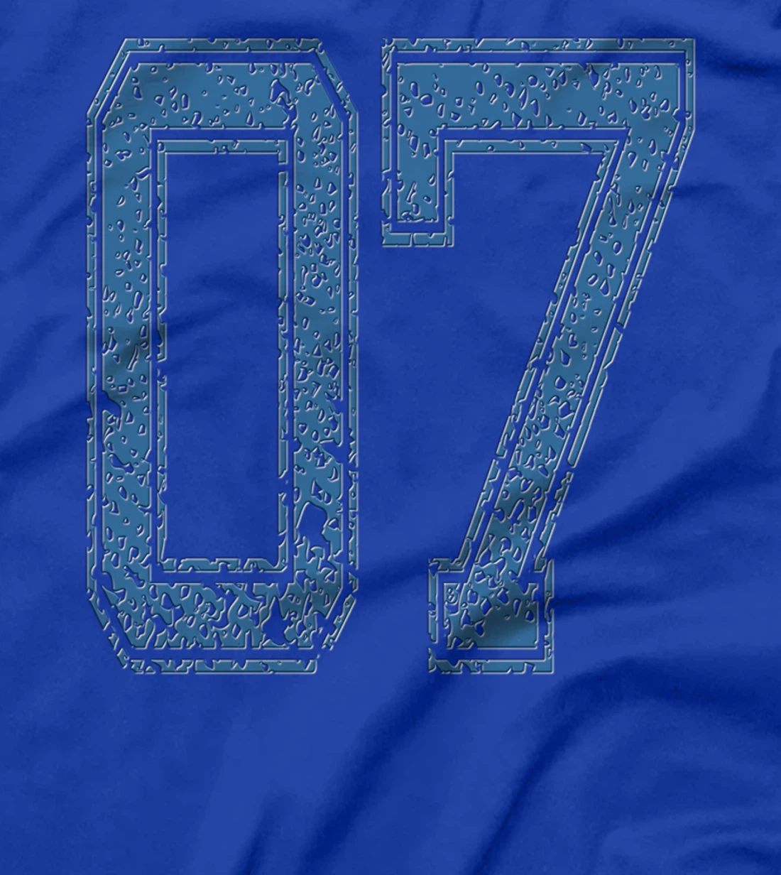 Sports Number 07/ Shirt Number 07/ Year 07 / Team Number 07 T-Shirt