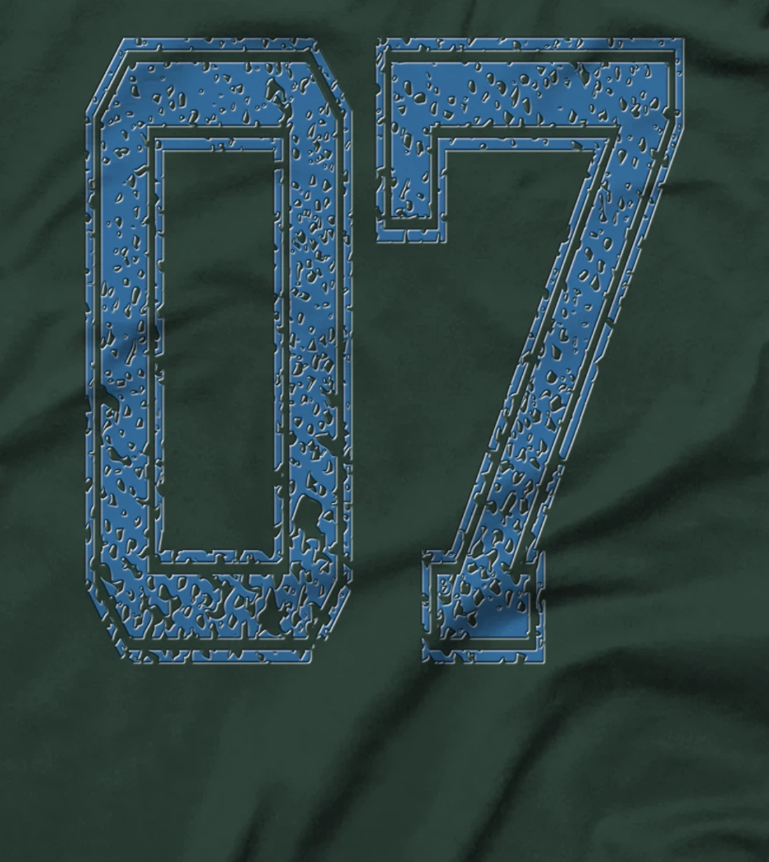 Sports Number 07/ Shirt Number 07/ Year 07 / Team Number 07 T-Shirt