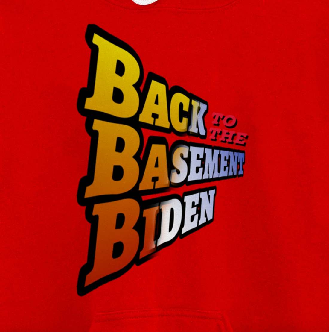 Back to the Basement Biden Trump Bicycle Patriot Republican Pullover Hoodie