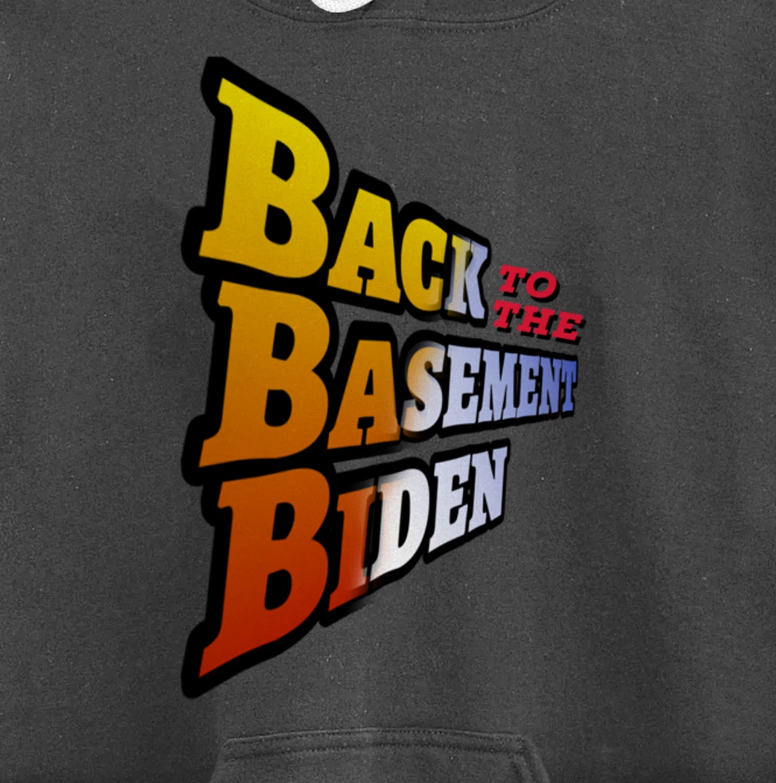 Back to the Basement Biden Trump Bicycle Patriot Republican Pullover Hoodie