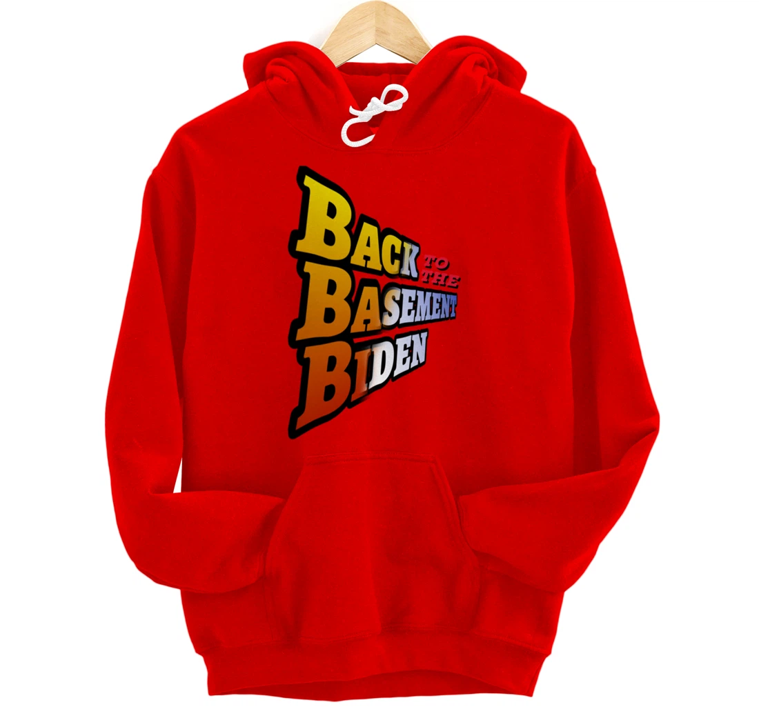 Back to the Basement Biden Trump Bicycle Patriot Republican Pullover Hoodie