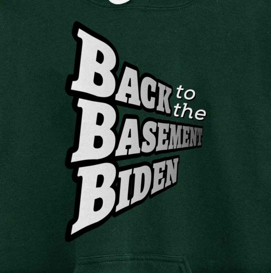 Back to the Basement Biden Trump Bicycle Patriot Republican Pullover Hoodie