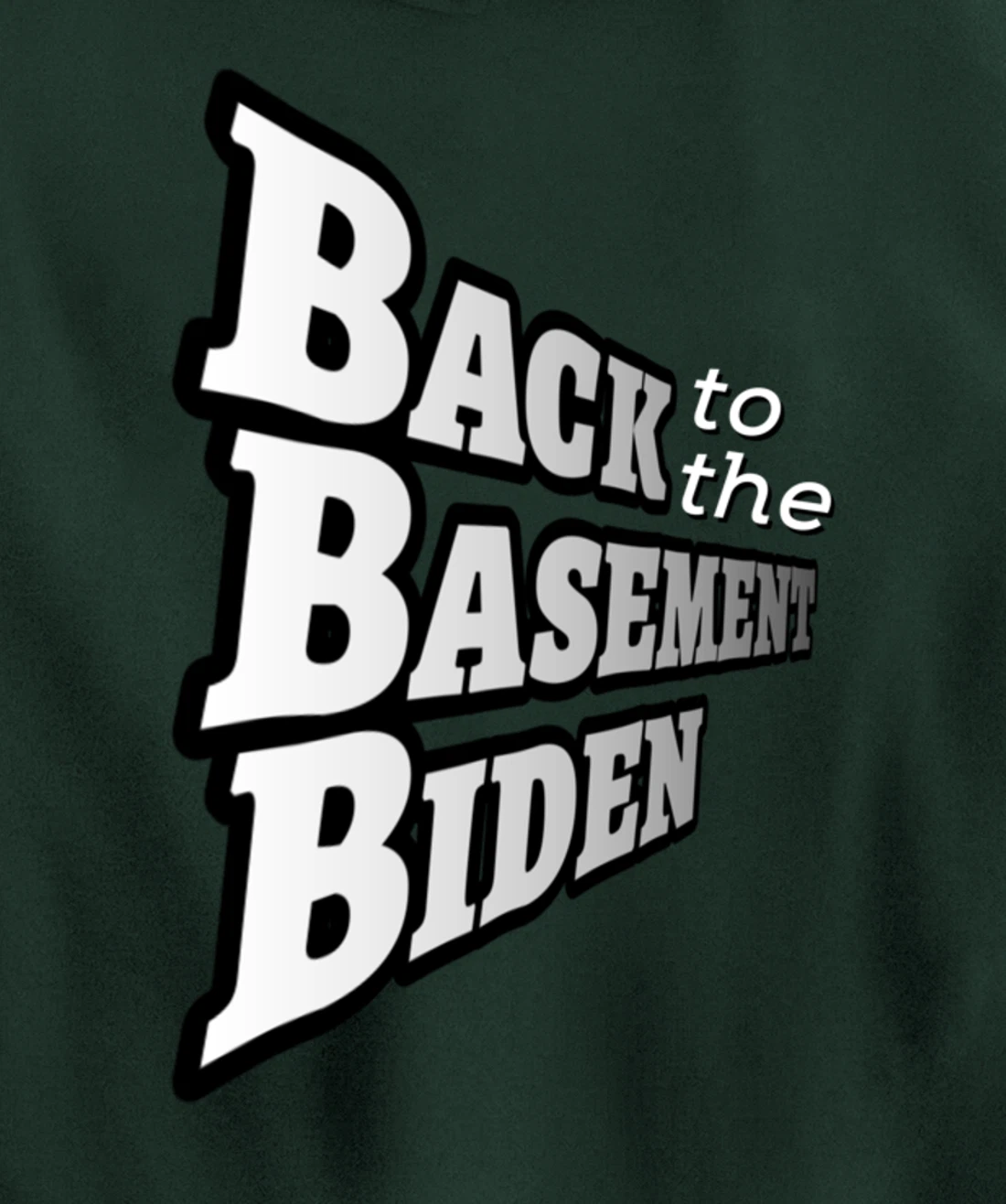 Back to the Basement Biden Trump Bicycle Patriot Republican Pullover Hoodie