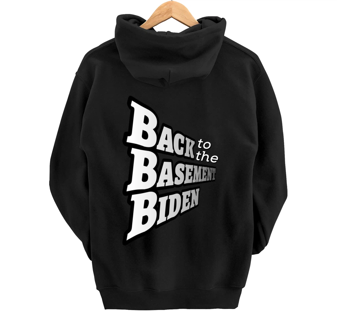 Back to the Basement Biden Trump Bicycle Patriot Republican Pullover Hoodie