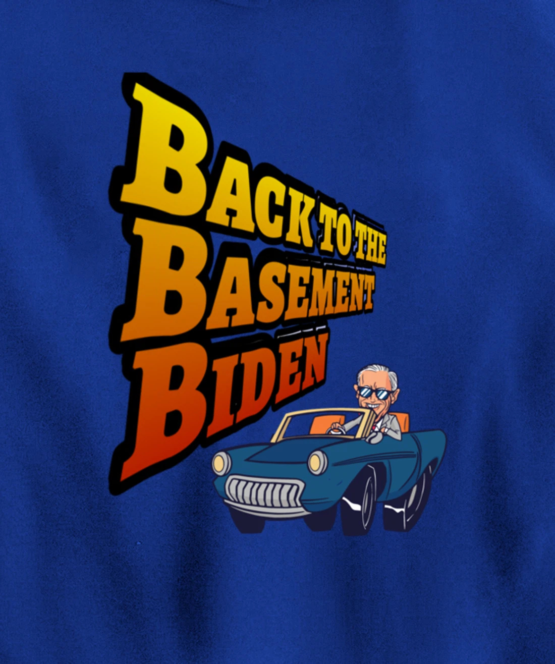 Back to the Basement Biden Trump Bicycle Patriot Republican Pullover Hoodie