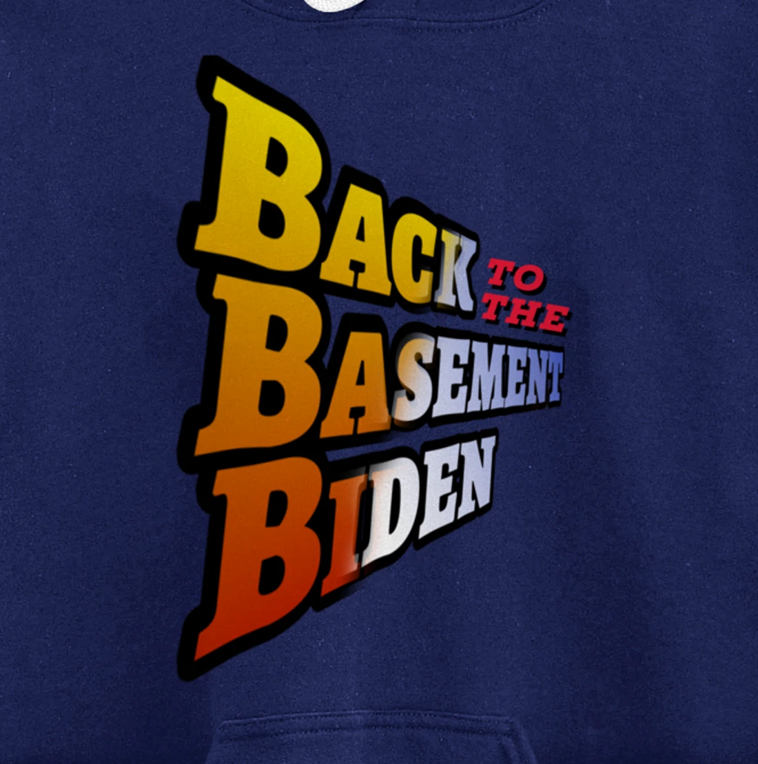 Back to the Basement Biden Trump Bicycle Patriot Republican Pullover Hoodie