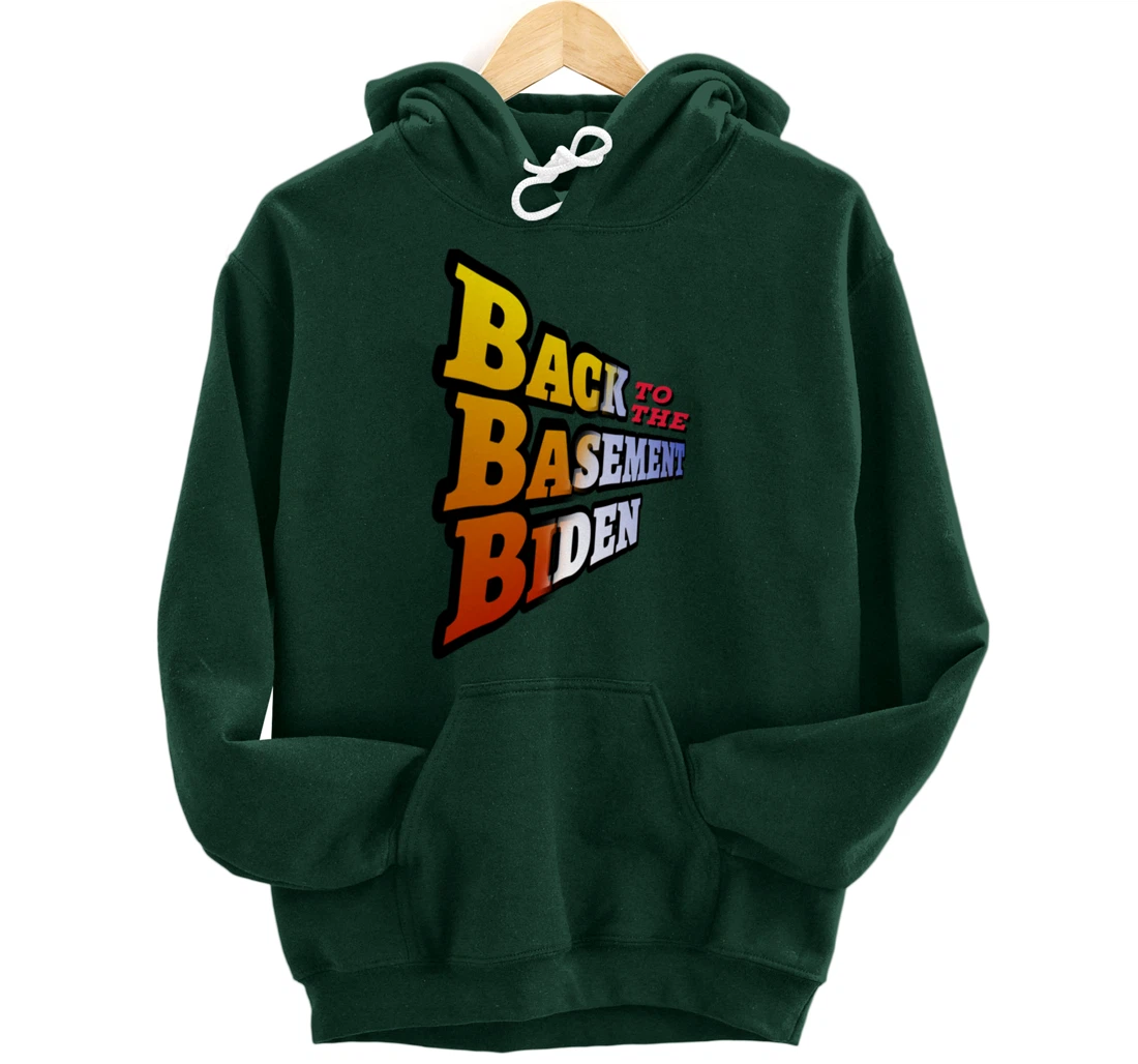 Back to the Basement Biden Trump Bicycle Patriot Republican Pullover Hoodie