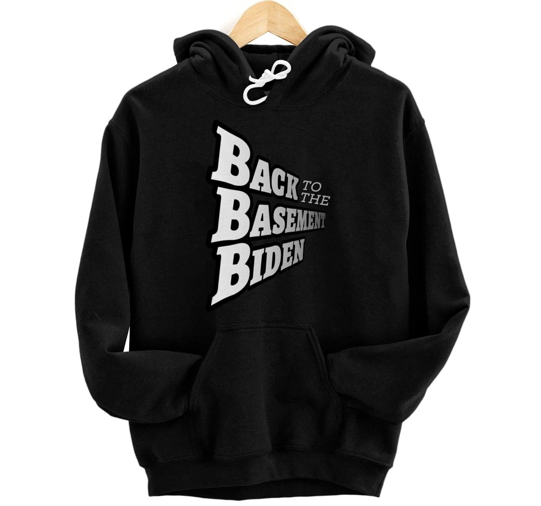 Back to the Basement Biden Trump Bicycle Patriot Republican Pullover Hoodie