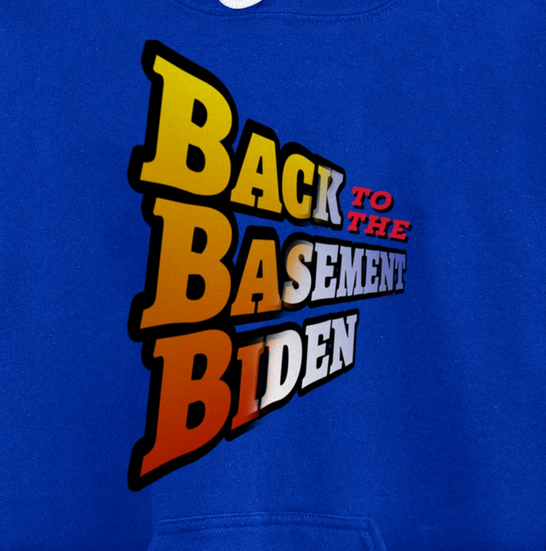 Back to the Basement Biden Trump Bicycle Patriot Republican Pullover Hoodie