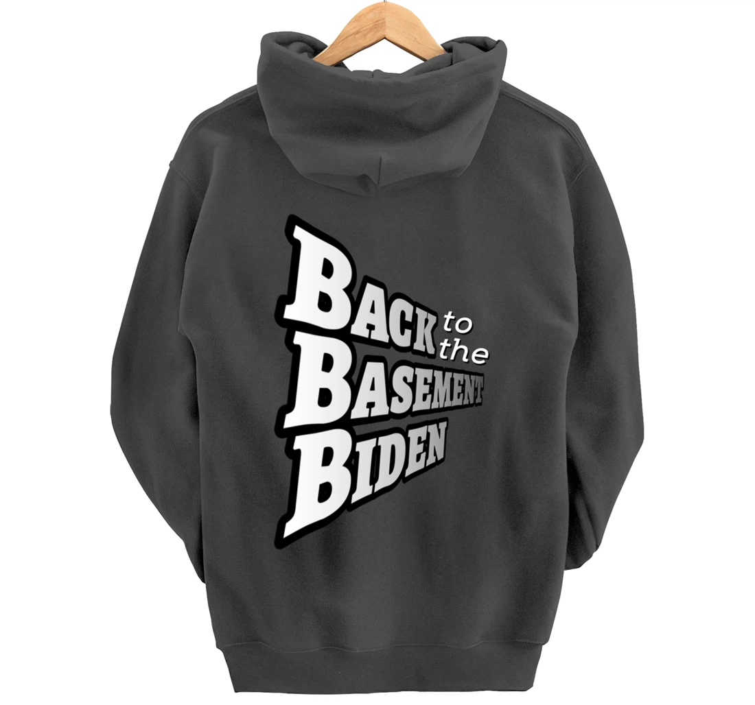 Back to the Basement Biden Trump Bicycle Patriot Republican Pullover Hoodie