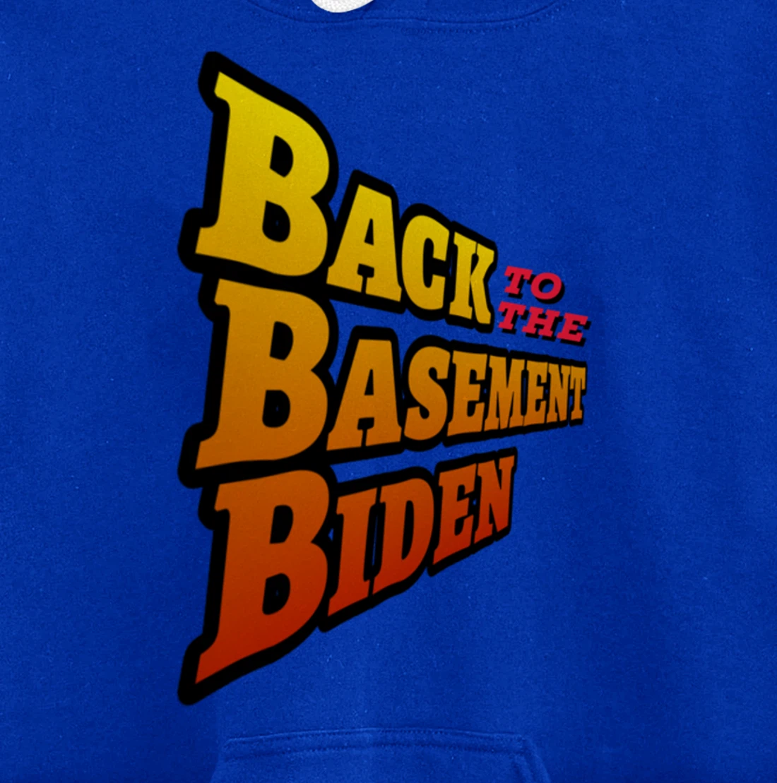Back to the Basement Biden Trump Bicycle Patriot Republican Pullover Hoodie
