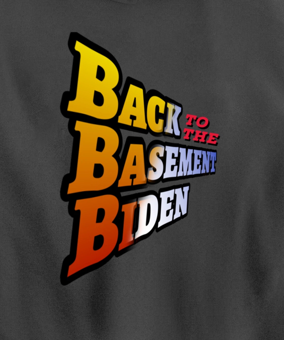 Back to the Basement Biden Trump Bicycle Patriot Republican Pullover Hoodie