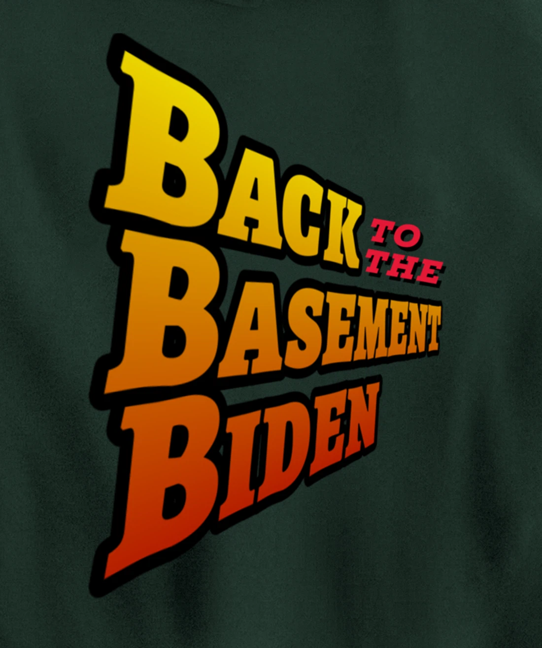 Back to the Basement Biden Trump Bicycle Patriot Republican Pullover Hoodie