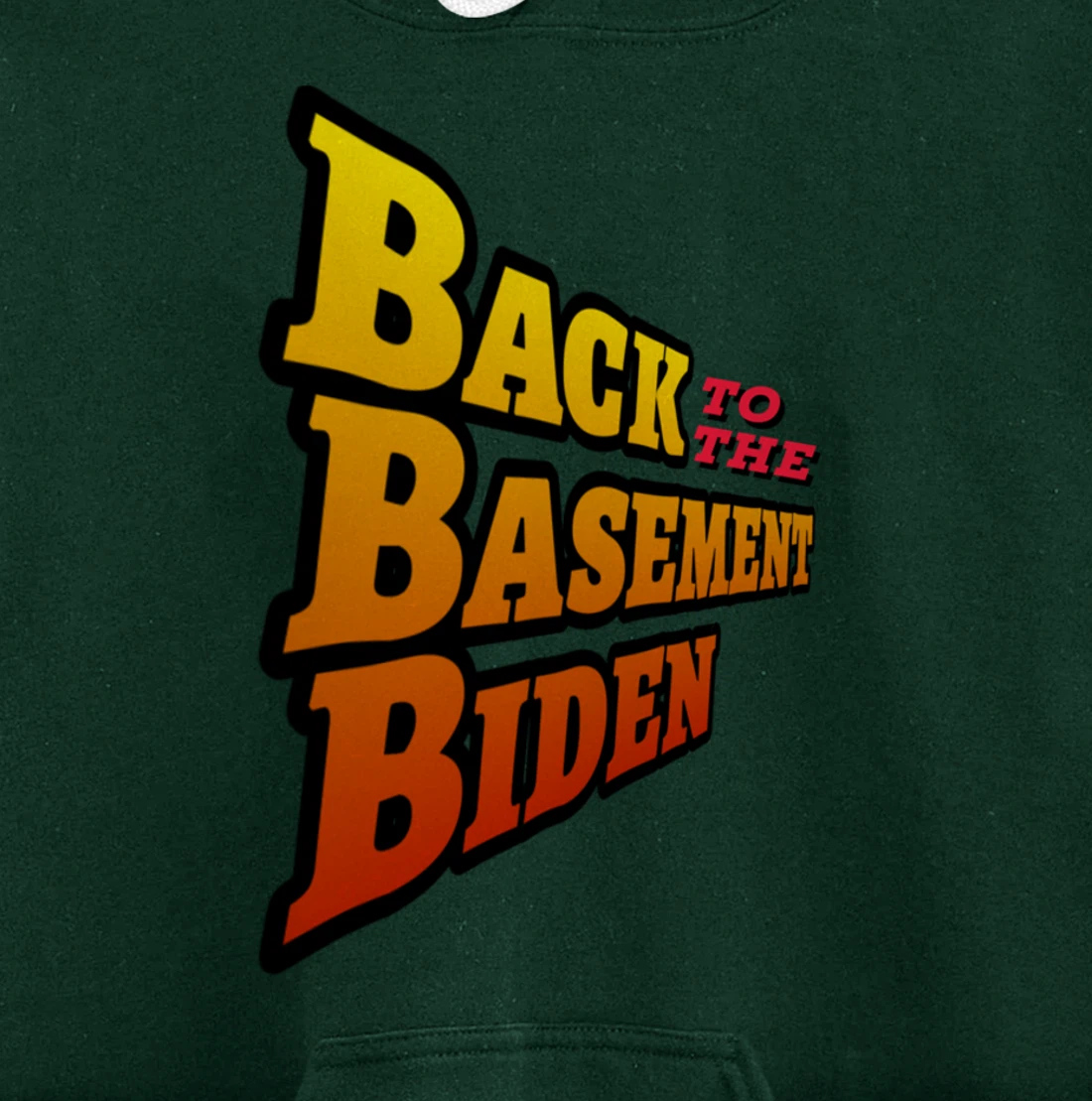 Back to the Basement Biden Trump Bicycle Patriot Republican Pullover Hoodie