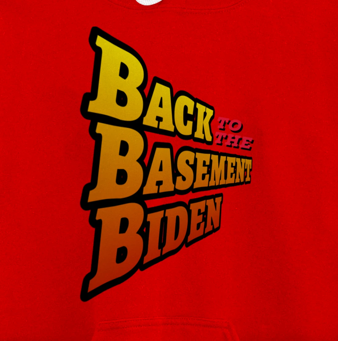 Back to the Basement Biden Trump Bicycle Patriot Republican Pullover Hoodie