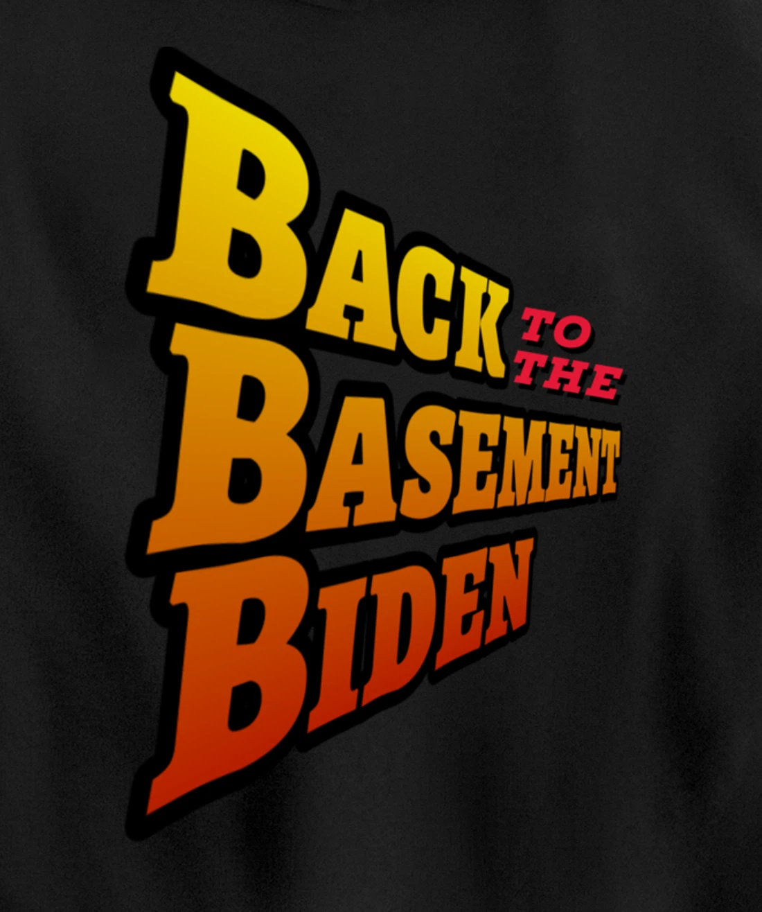 Back to the Basement Biden Trump Bicycle Patriot Republican Pullover Hoodie