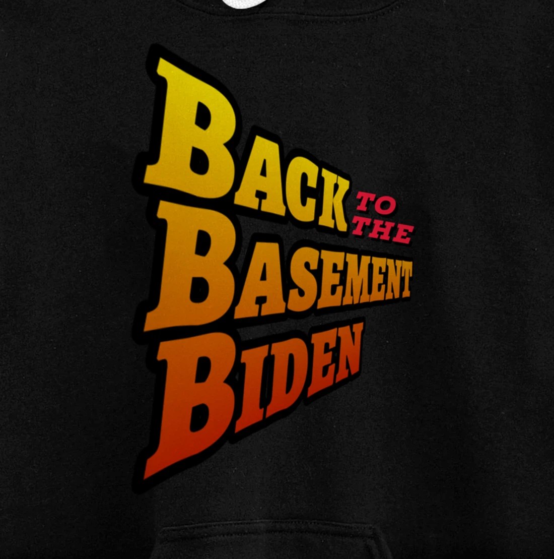 Back to the Basement Biden Trump Bicycle Patriot Republican Pullover Hoodie