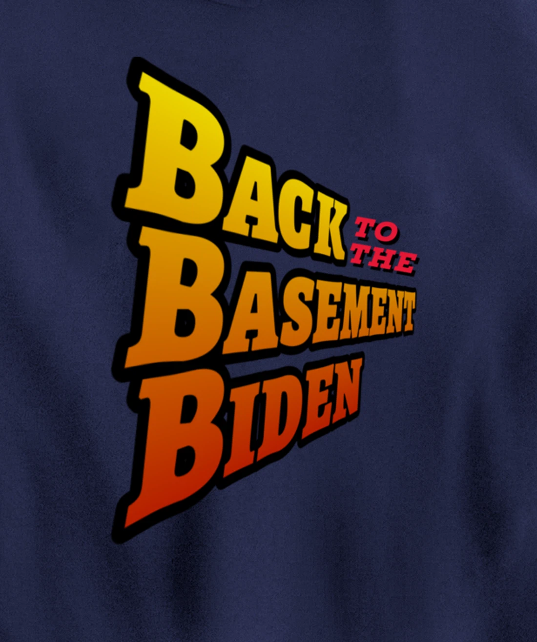 Back to the Basement Biden Trump Bicycle Patriot Republican Pullover Hoodie
