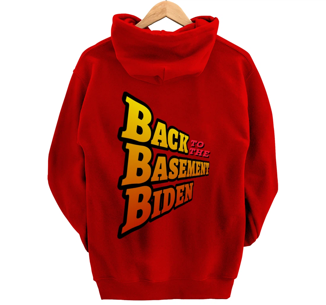 Back to the Basement Biden Trump Bicycle Patriot Republican Pullover Hoodie