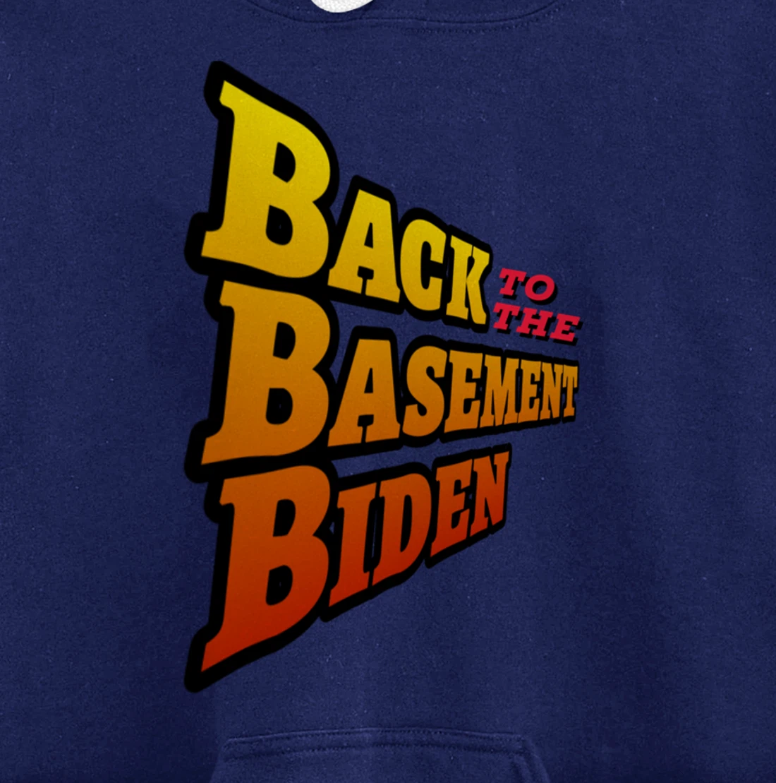 Back to the Basement Biden Trump Bicycle Patriot Republican Pullover Hoodie