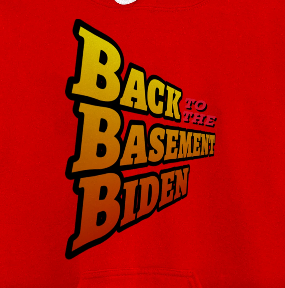 Back to the Basement Biden Trump Bicycle Patriot Republican Pullover Hoodie