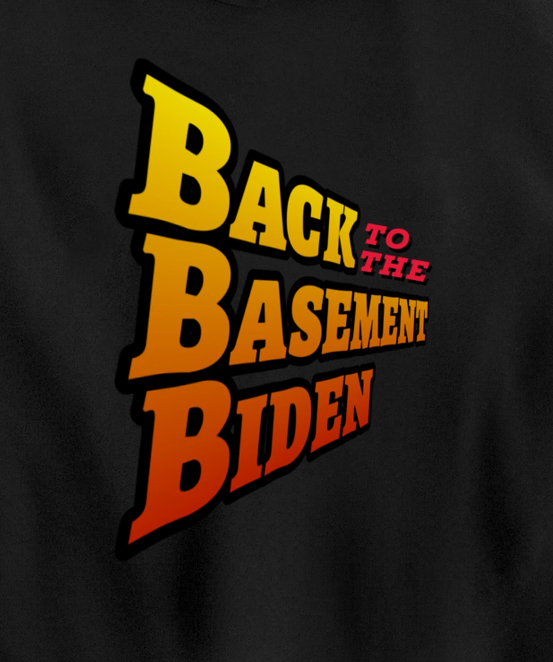 Back to the Basement Biden Trump Bicycle Patriot Republican Pullover Hoodie
