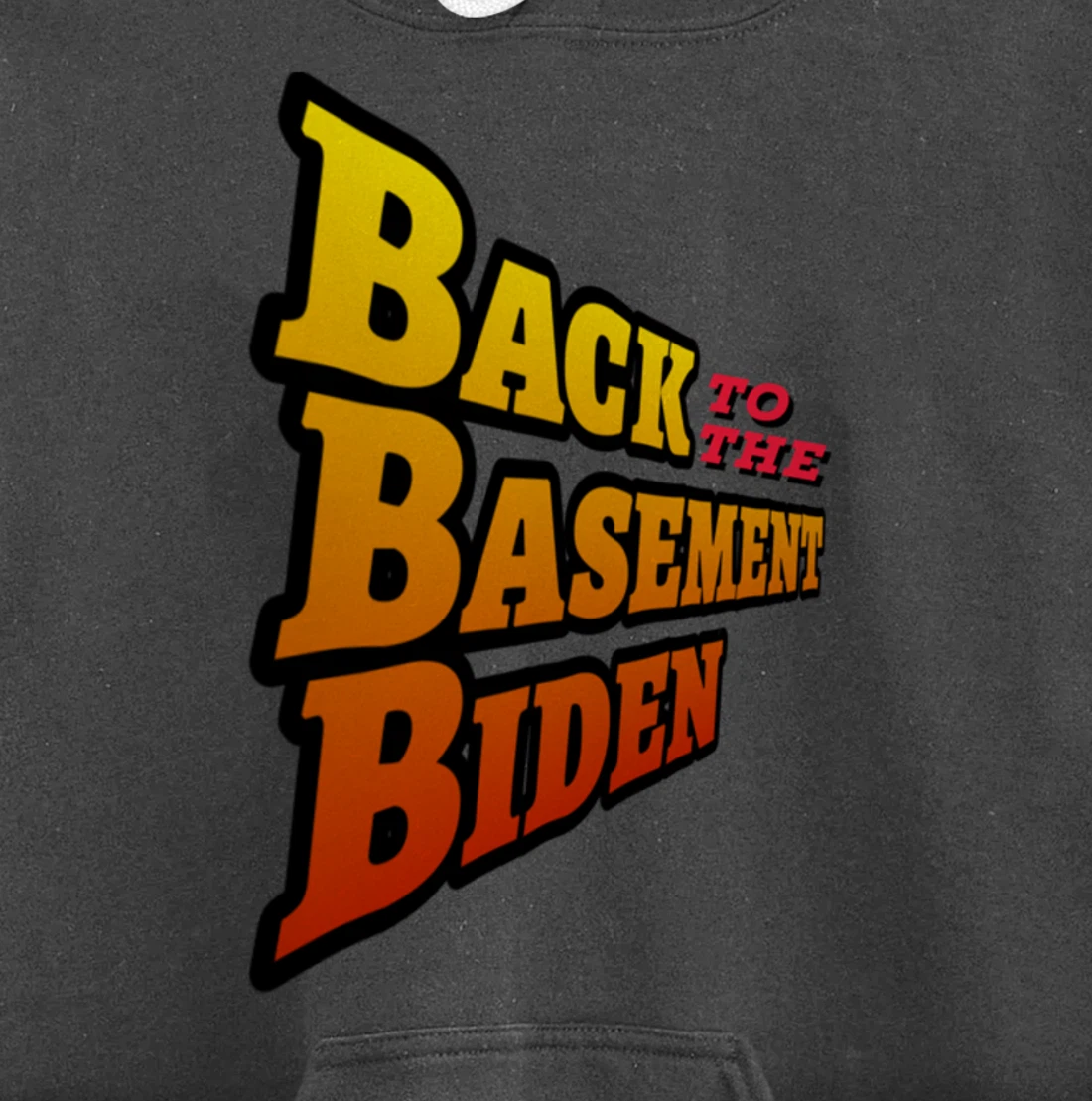 Back to the Basement Biden Trump Bicycle Patriot Republican Pullover Hoodie