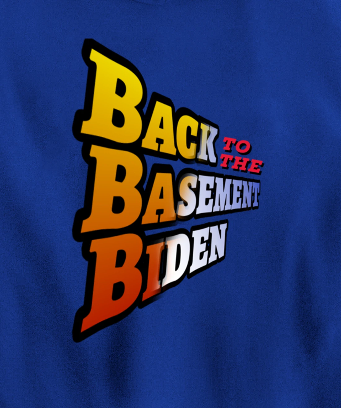 Back to the Basement Biden Trump Bicycle Patriot Republican Pullover Hoodie