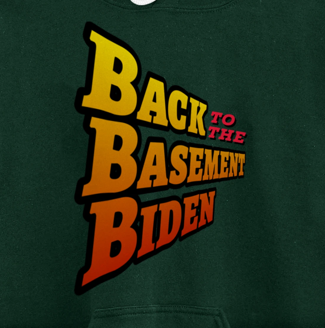 Back to the Basement Biden Trump Bicycle Patriot Republican Pullover Hoodie