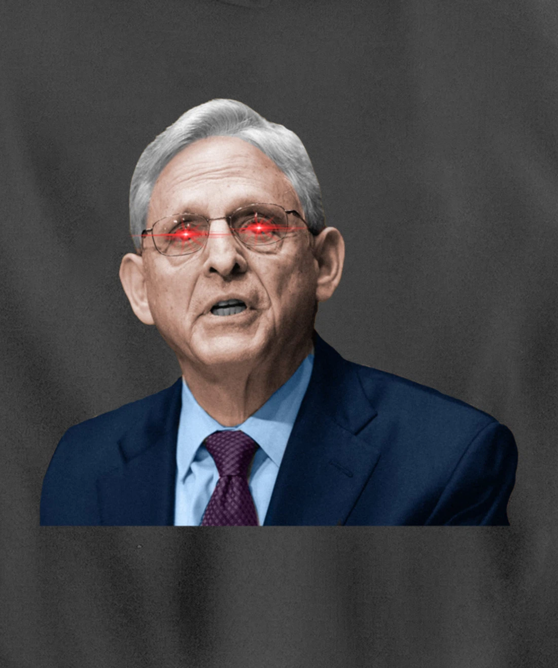 NO ONE IS ABOVE THE LAW Merrick Garland DOJ Anti-Trump Meme Pullover Hoodie