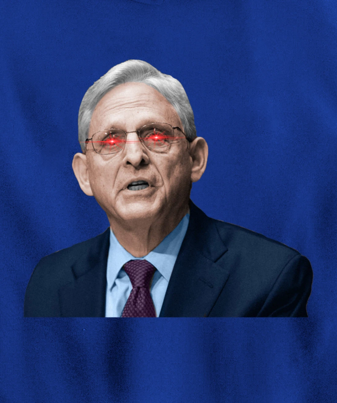 NO ONE IS ABOVE THE LAW Merrick Garland DOJ Anti-Trump Meme Pullover Hoodie