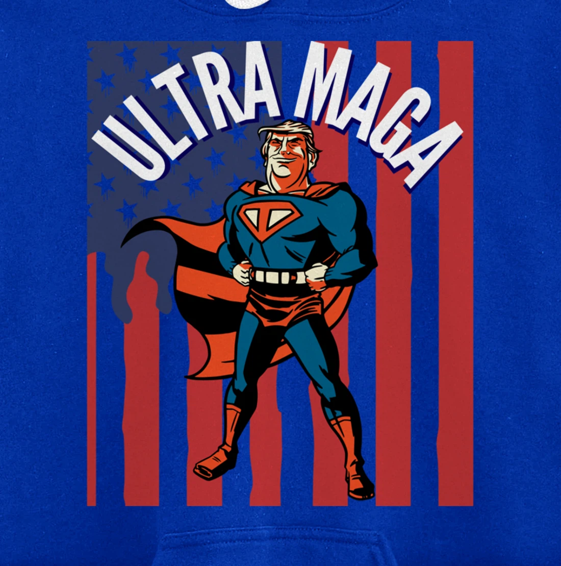 Ultra MAGA Agenda Biden I Did That Sticker Trump Pullover Hoodie