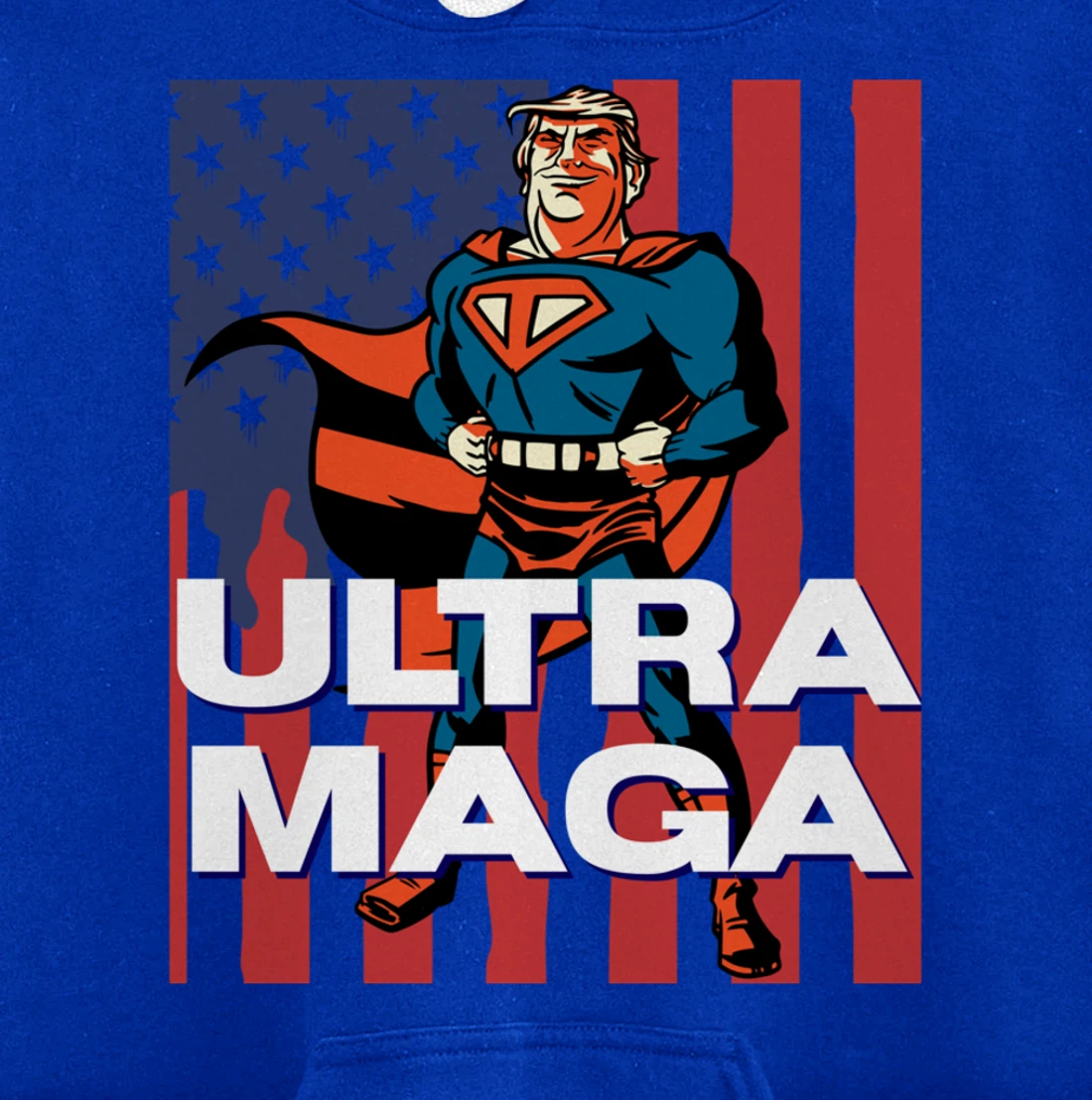 Ultra MAGA Agenda Biden I Did That Sticker Trump Pullover Hoodie