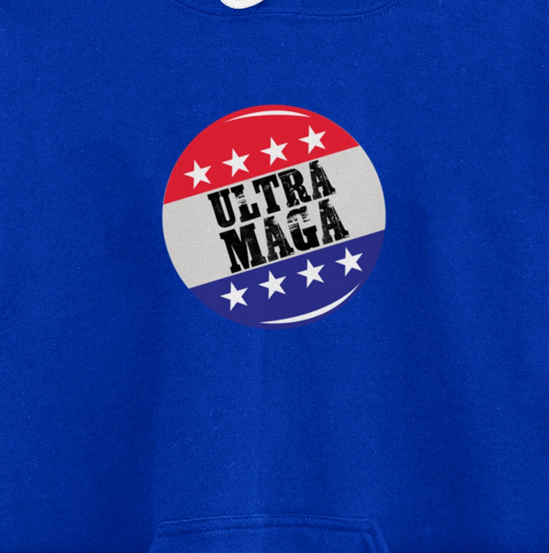 Campaign Button Patriotic Flag Freedom Ultra Maga Trump Pullover Hoodie