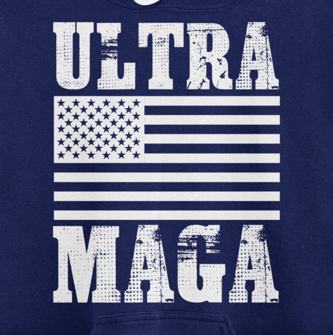 Patriotic Flag Freedom Ultra Maga Trump 2024 Pullover Hoodie