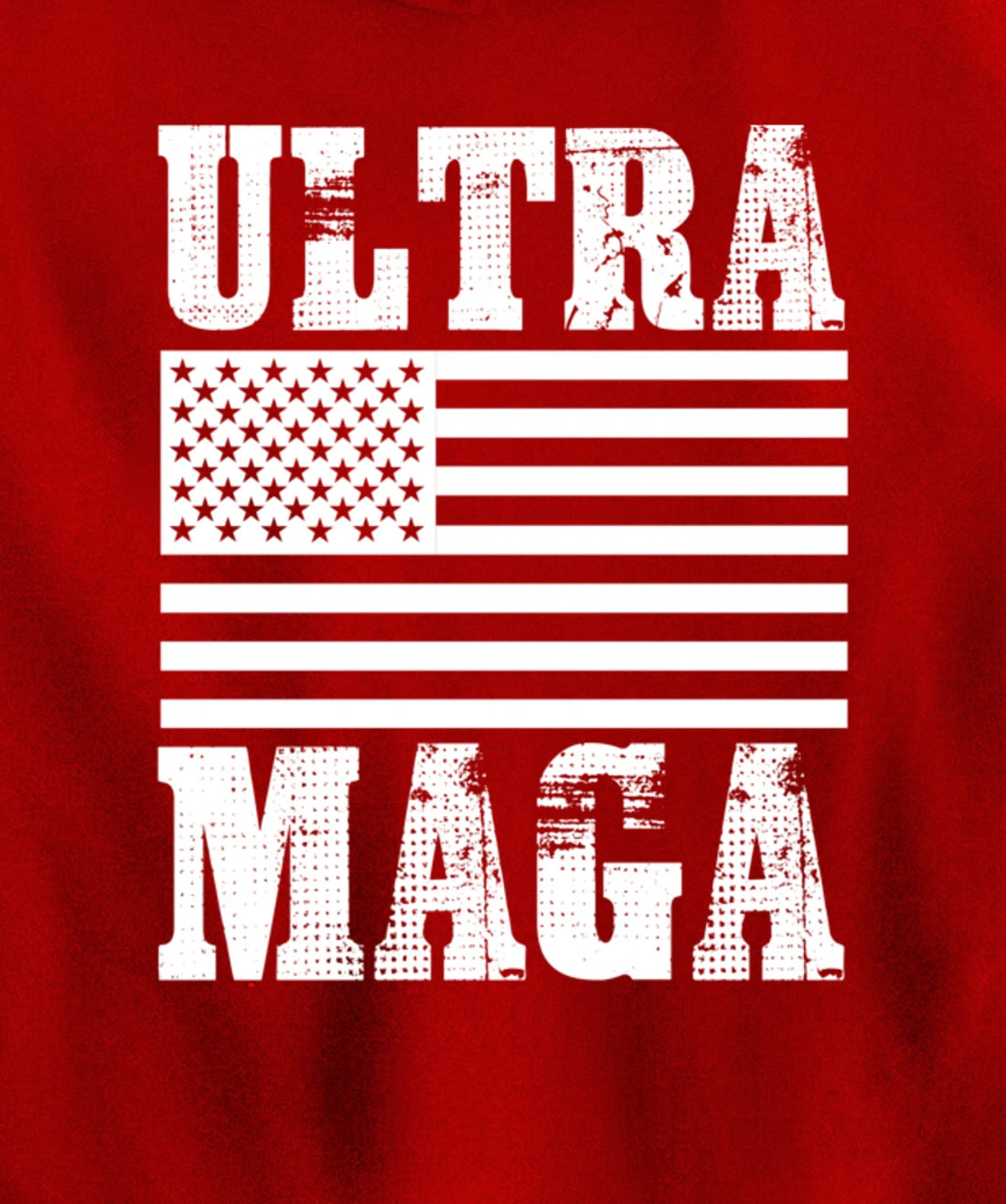 Patriotic Flag Freedom Ultra Maga Trump 2024 Pullover Hoodie