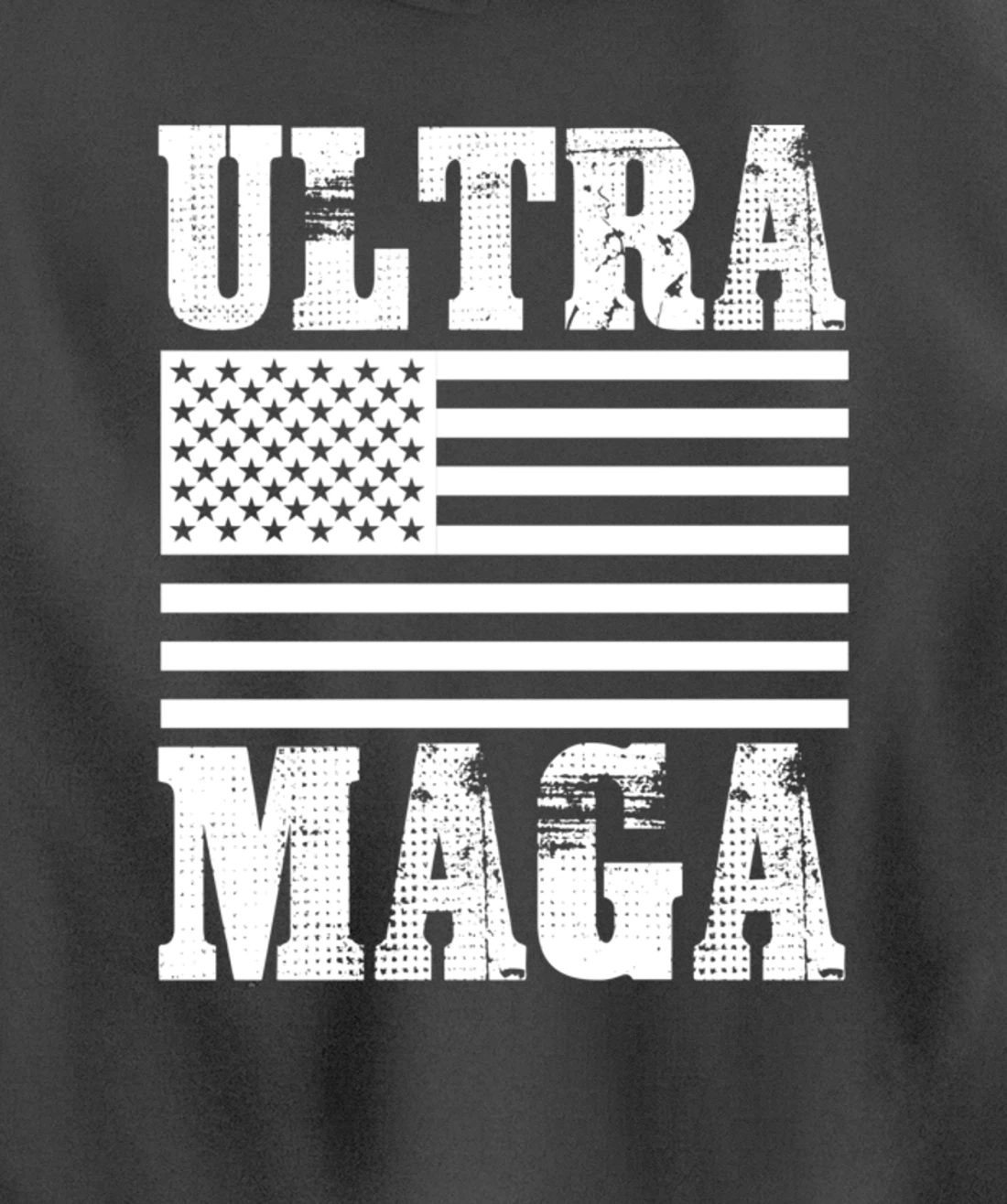 Patriotic Flag Freedom Ultra Maga Trump 2024 Pullover Hoodie
