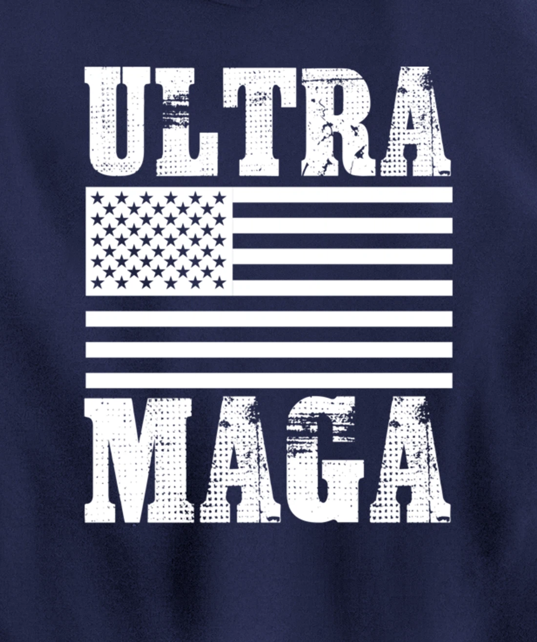 Patriotic Flag Freedom Ultra Maga Trump 2024 Pullover Hoodie