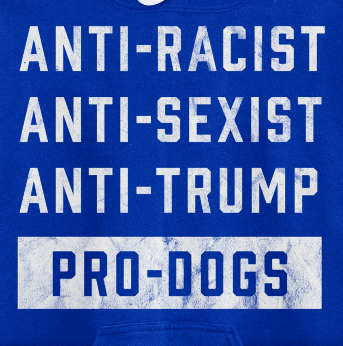 Anti Trump Funny Dog Lover Pullover Hoodie