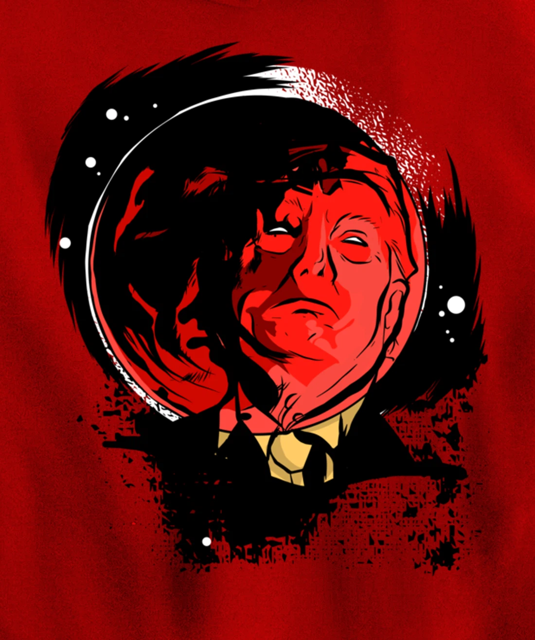 Bloody scary creepy spooky trump Pullover Hoodie