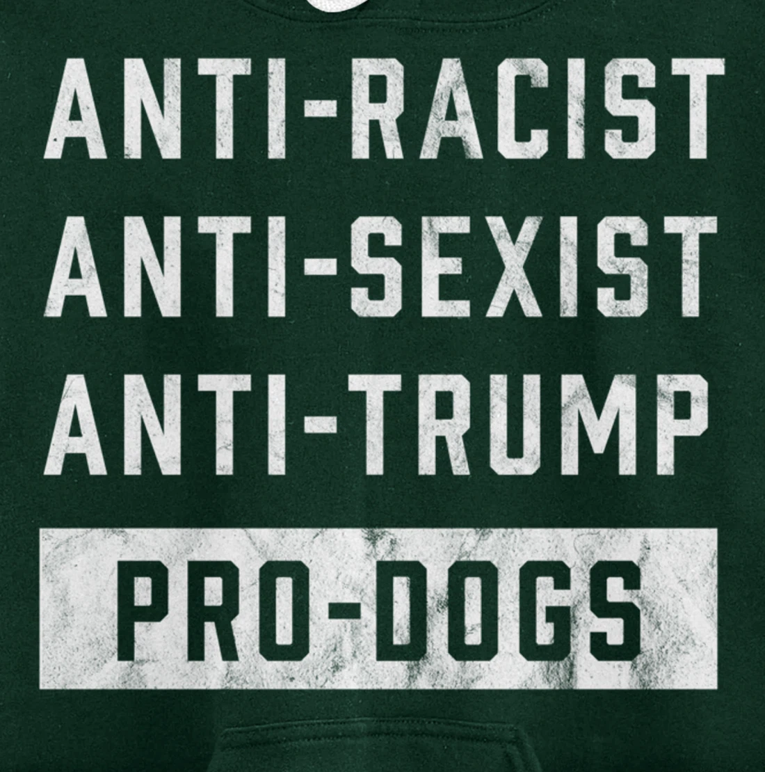 Anti Trump Funny Dog Lover Pullover Hoodie