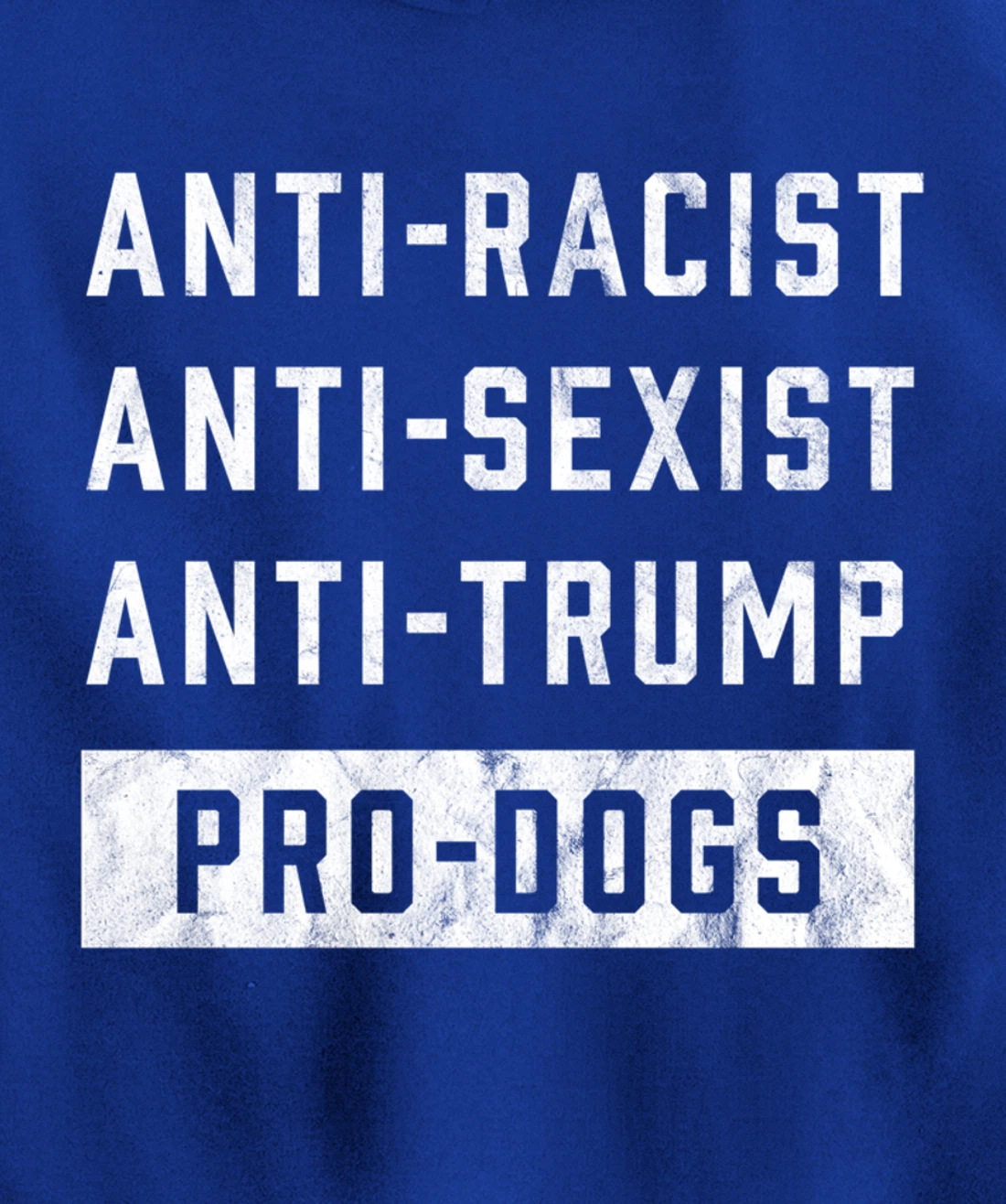 Anti Trump Funny Dog Lover Pullover Hoodie