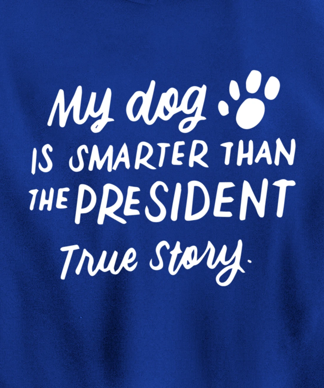 My Dog is Smarter Than the President Anti-Trump Funny Dogs Pullover Hoodie