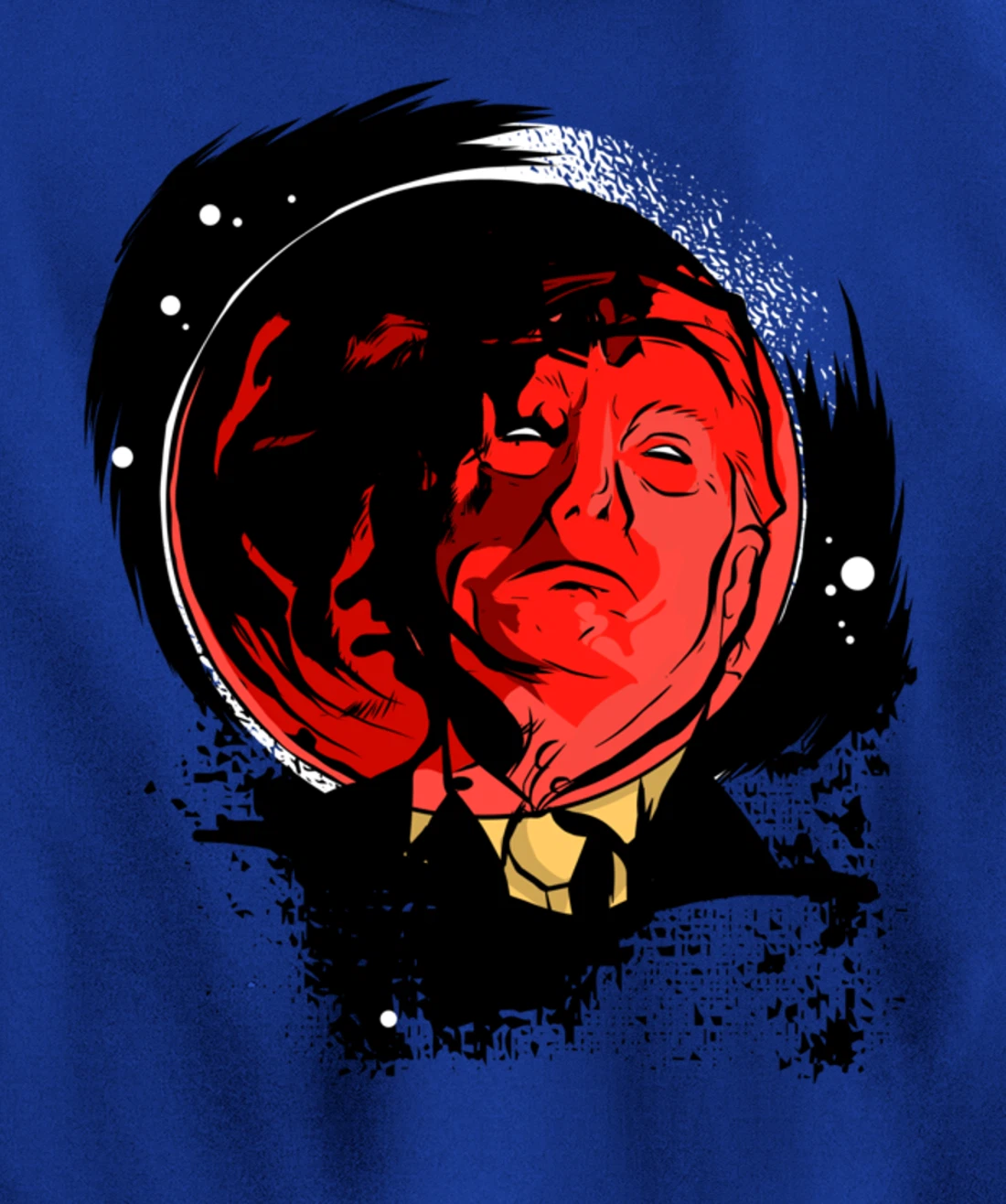 Bloody scary creepy spooky trump Pullover Hoodie