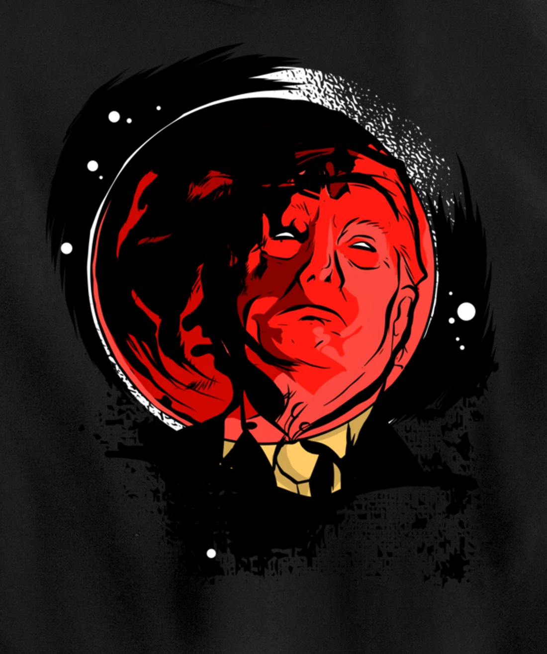 Bloody scary creepy spooky trump Pullover Hoodie