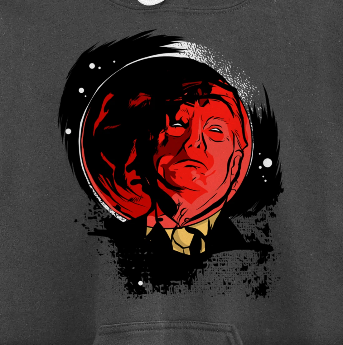 Bloody scary creepy spooky trump Pullover Hoodie