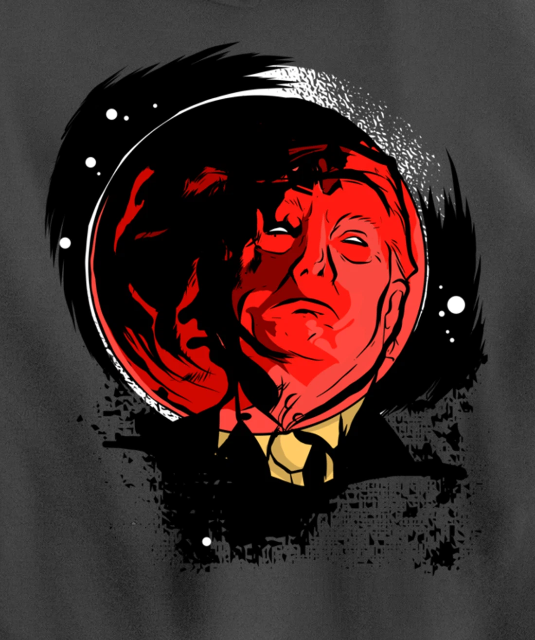 Bloody scary creepy spooky trump Pullover Hoodie