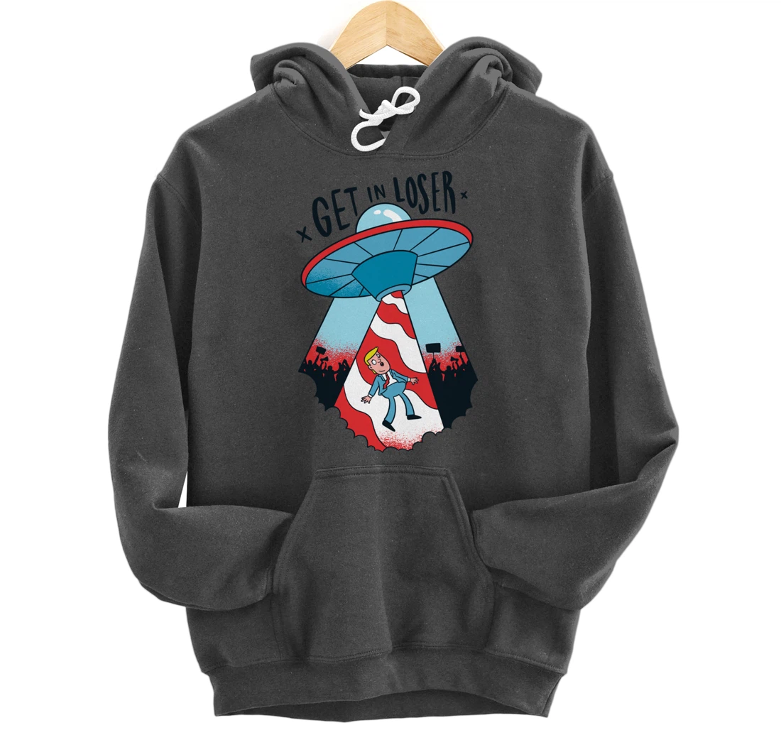 Donald Trump Abducted By Aliens Pullover Hoodie