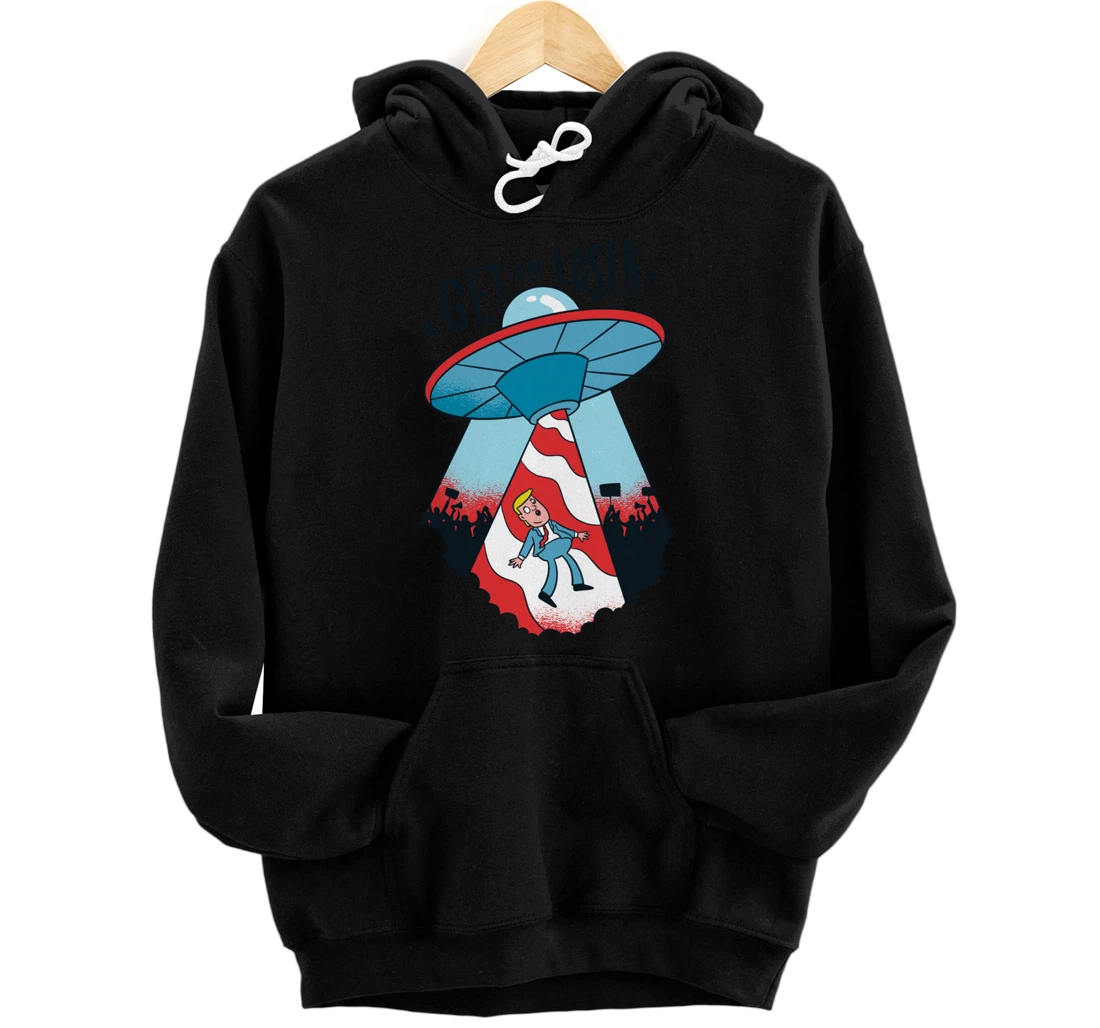 Donald Trump Abducted By Aliens Pullover Hoodie